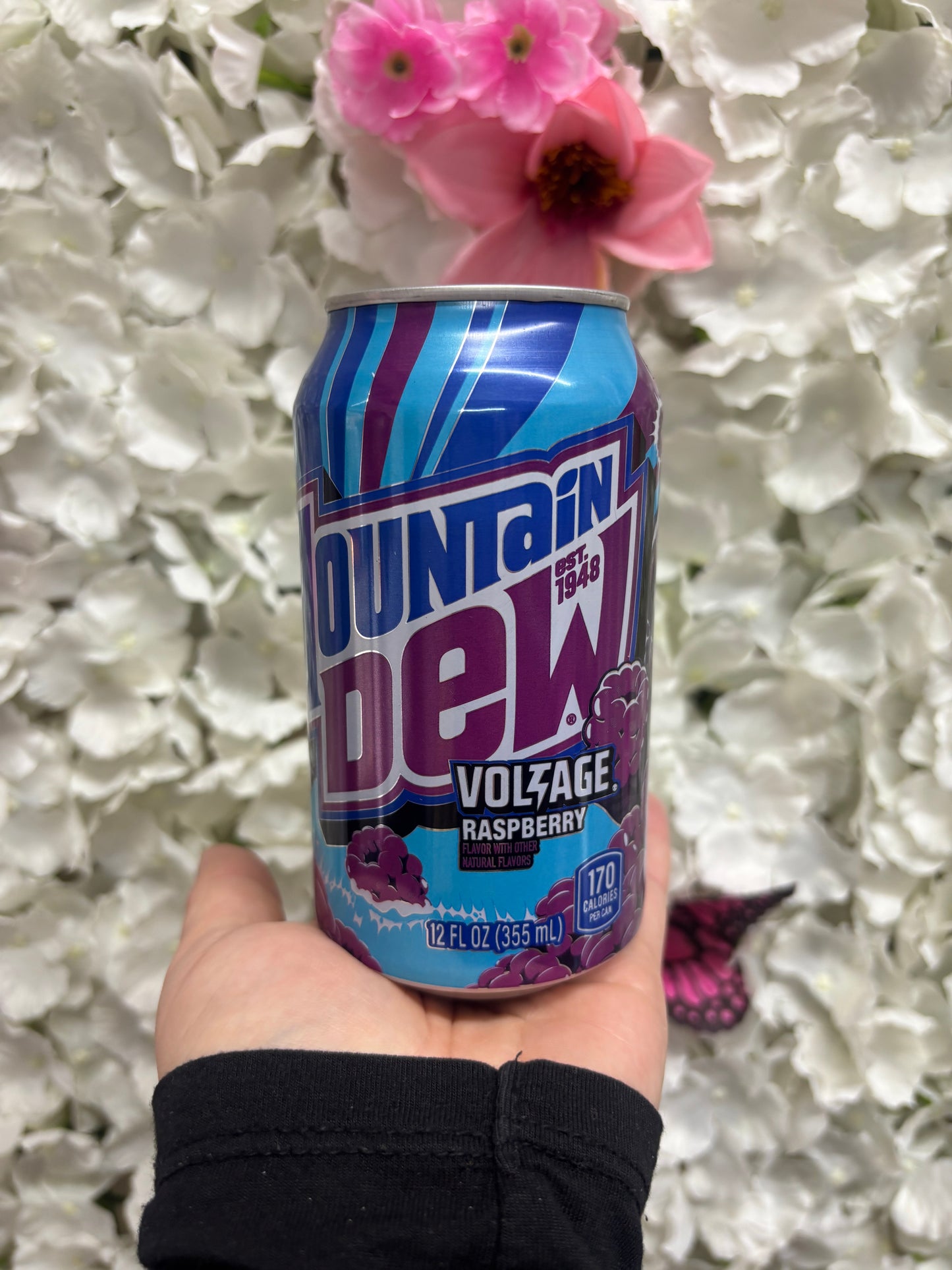 Mountain Dew voltage raspberry