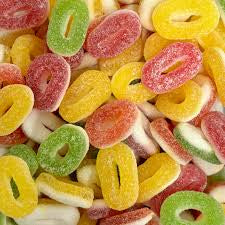 Fizzy rings 100g