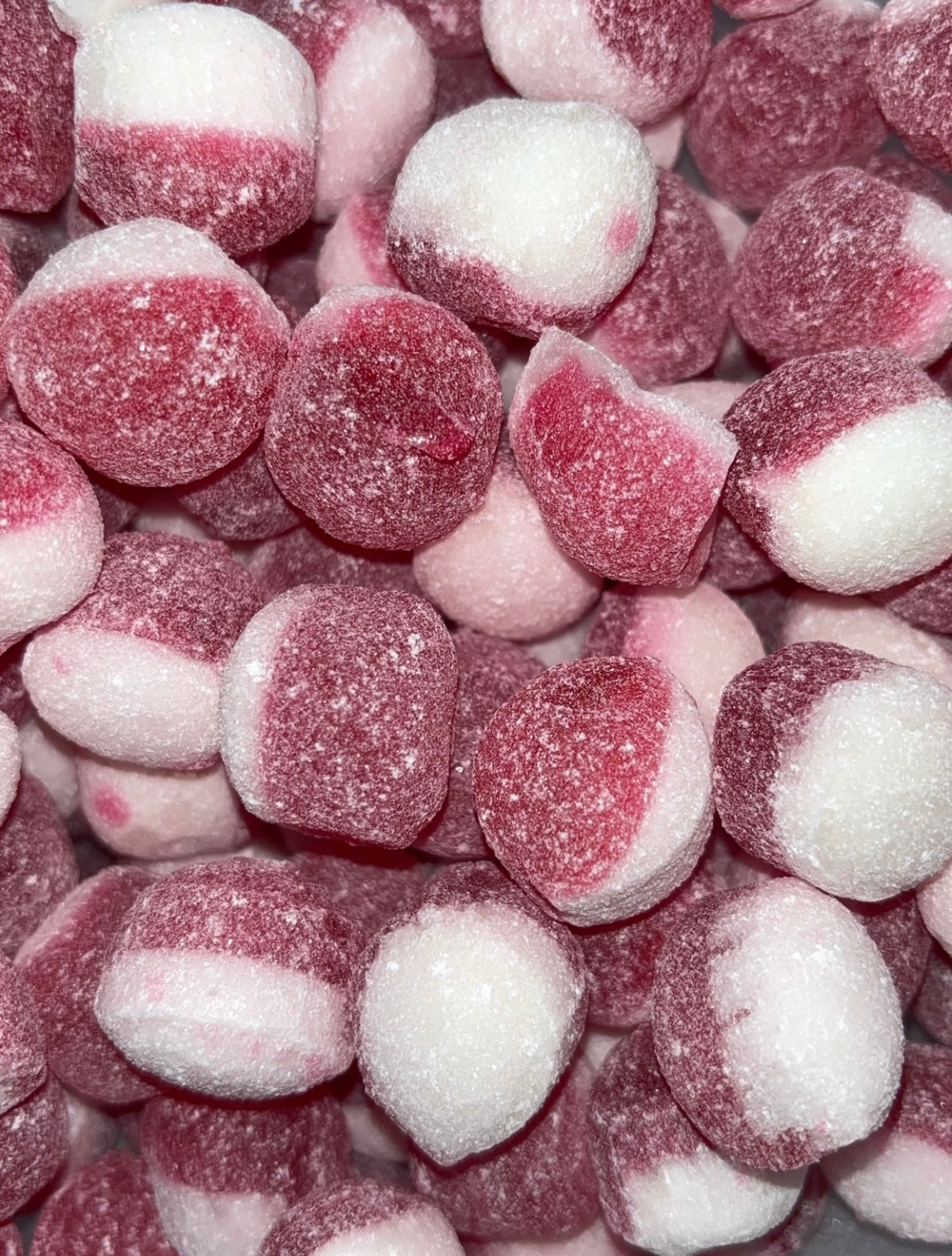 Strawberry and cream hard boiled 100g