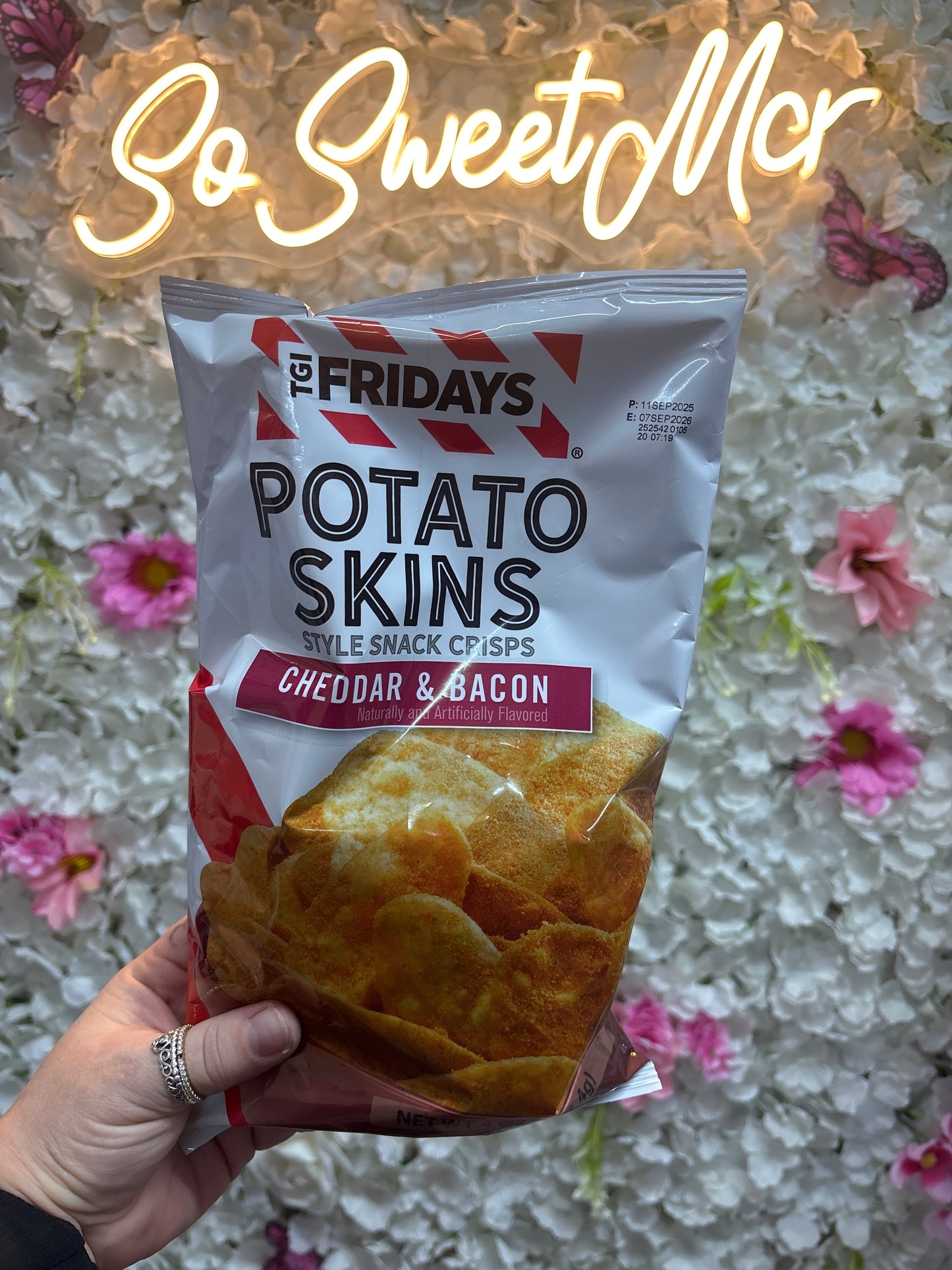 Tgi Friday cheddar & bacon potato skins