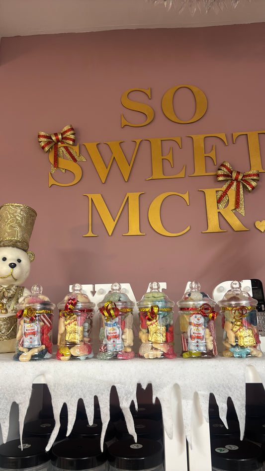 Small chocolate sweet jar