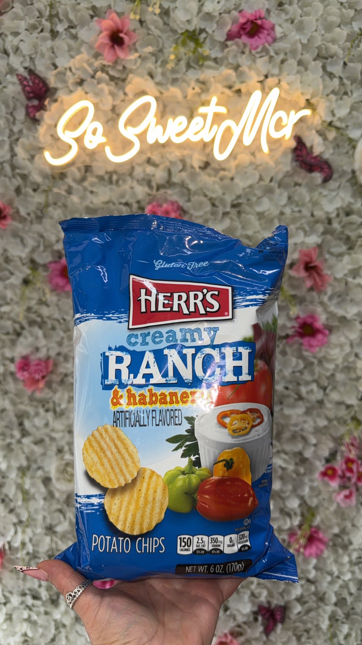 Here’s ranch habanero 170g crisp