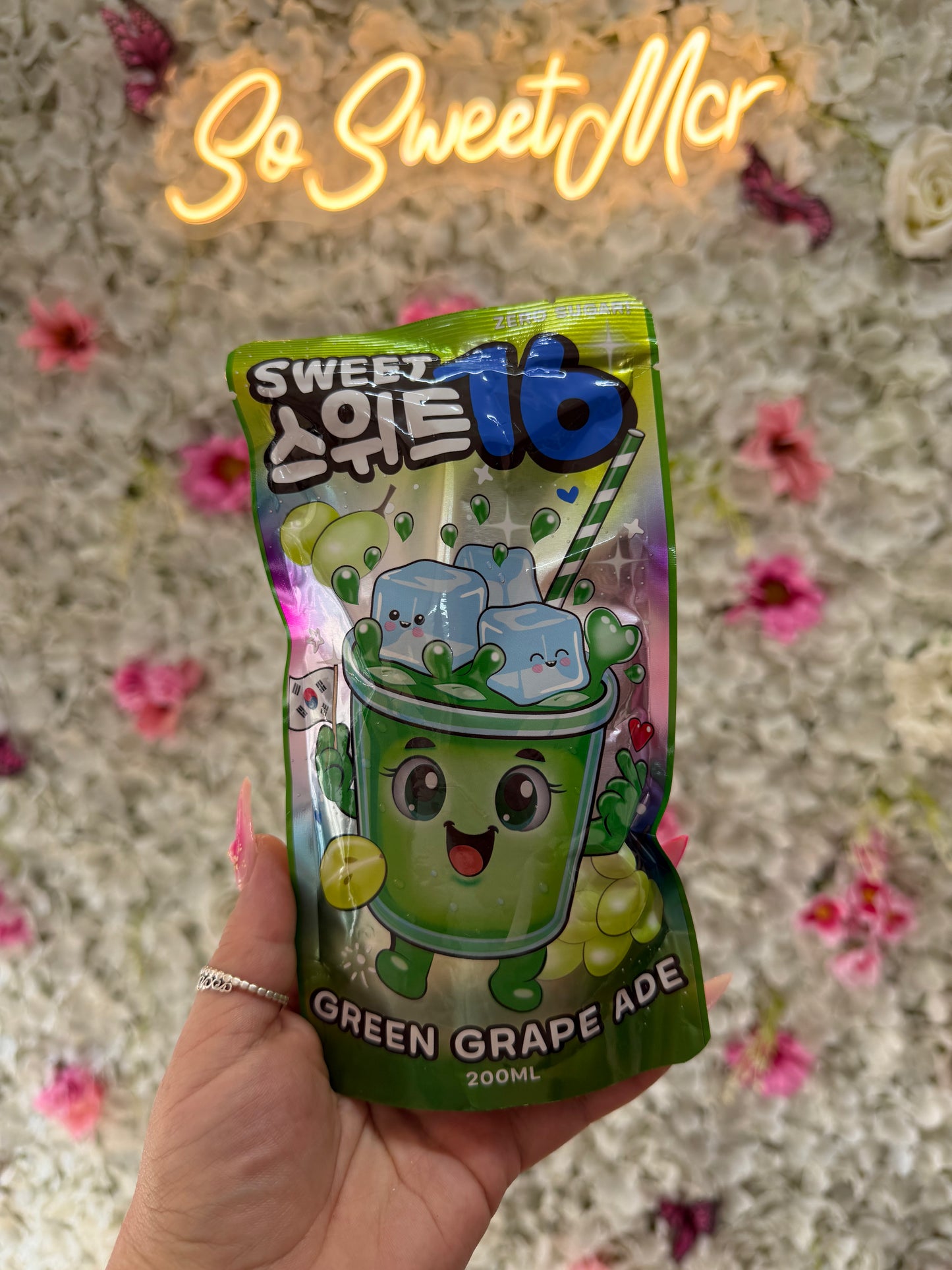 Sweet 16 garden grape ade - Korean drink