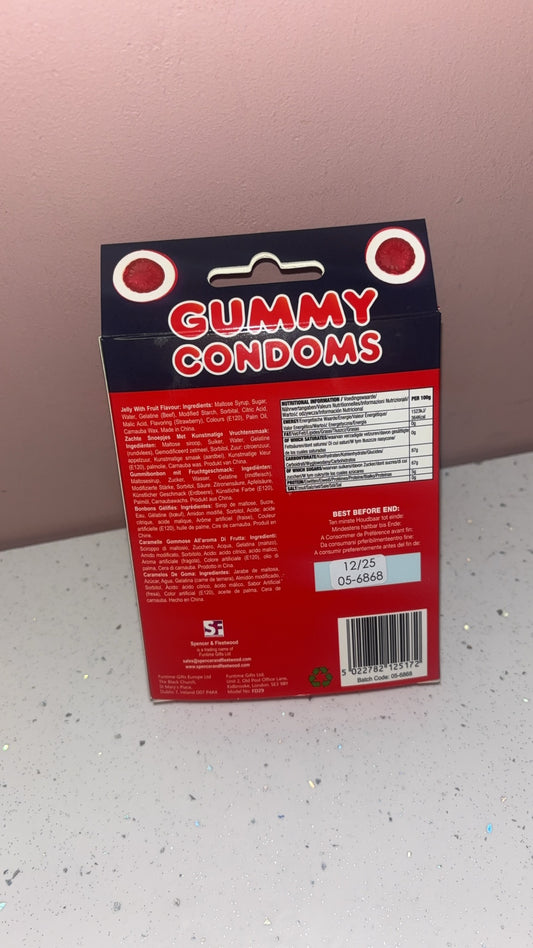 Adult funny joke Gummy Condoms