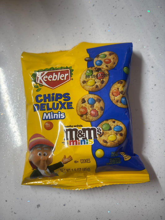 Keebler m&m mini deluxe cookies