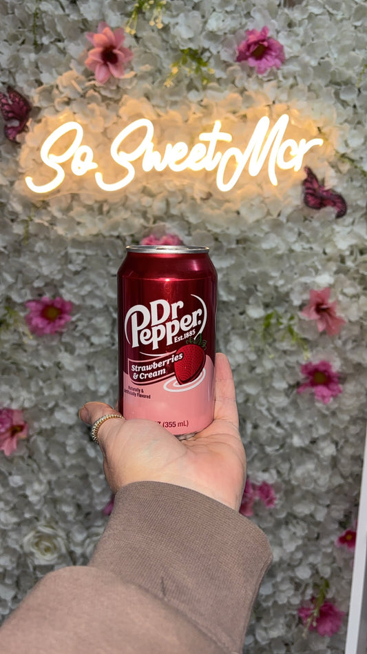 Dr Pepper strawberry and cream