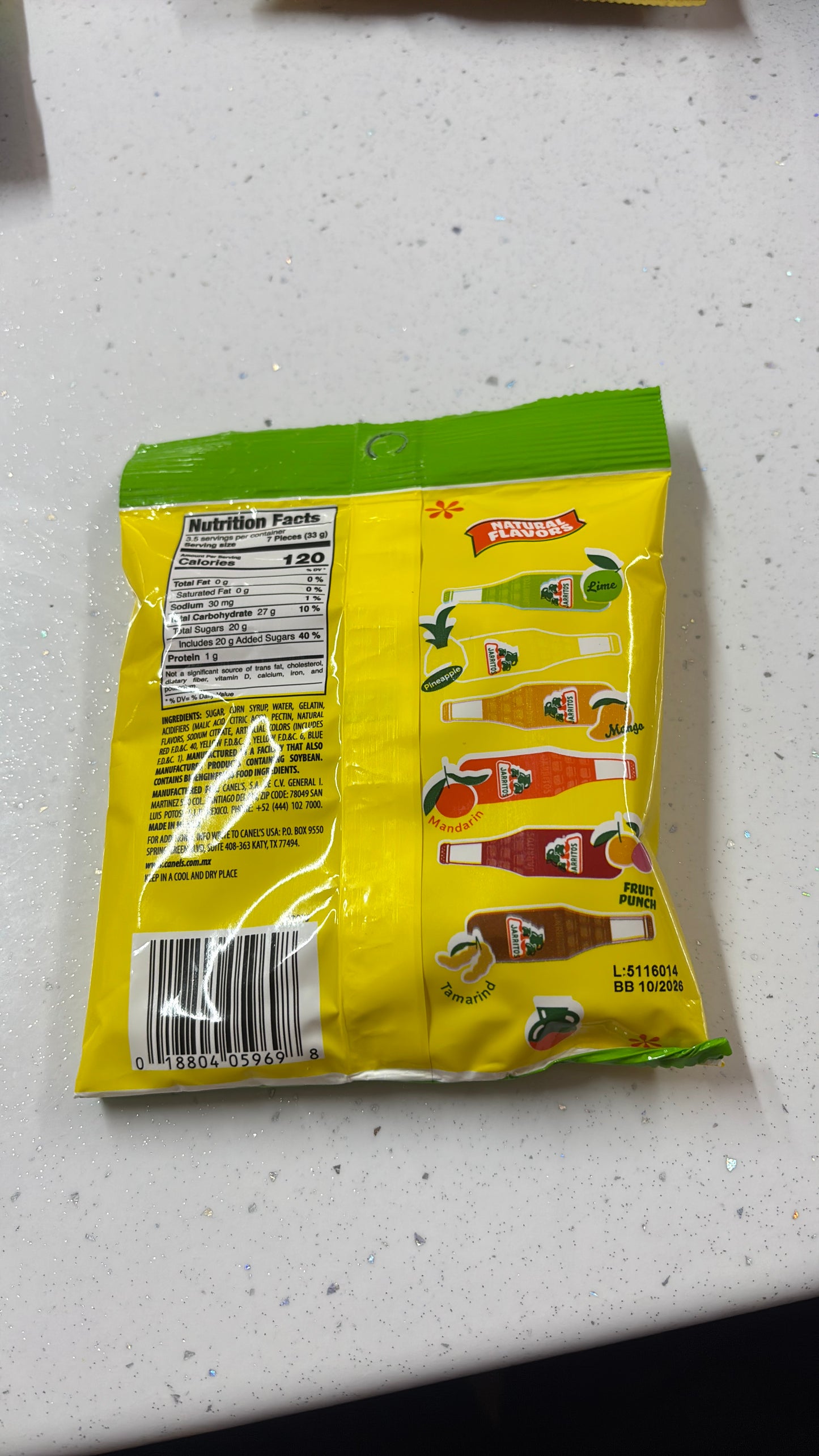 Jarritos sour gummies