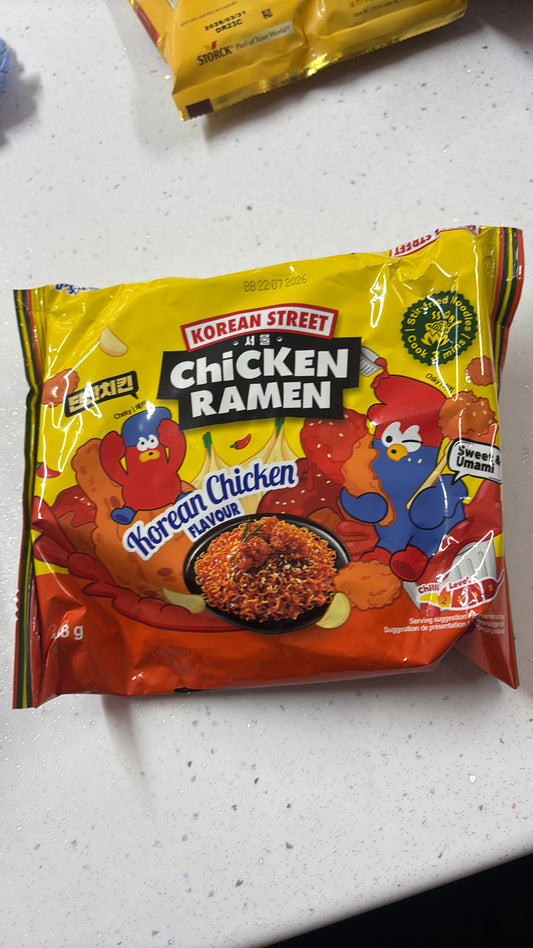 Korean street chicken ramen