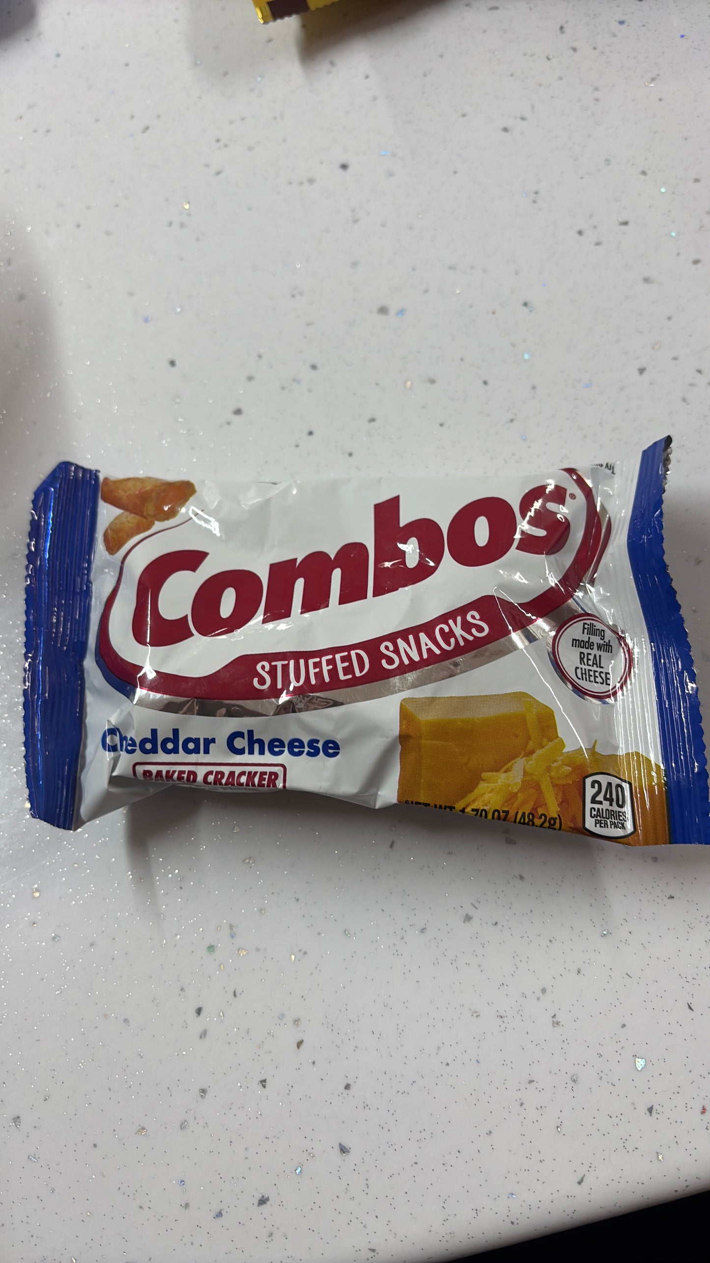 Combos stuffed snacks cheddar cheese