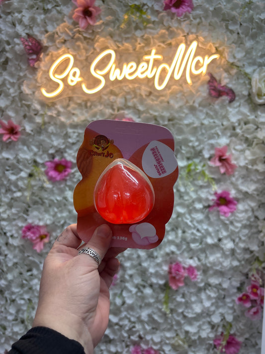 Giant peach 3D gummy