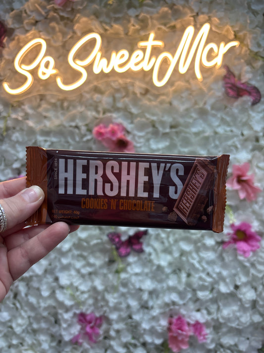 Hersheys cookies n chocolate bar