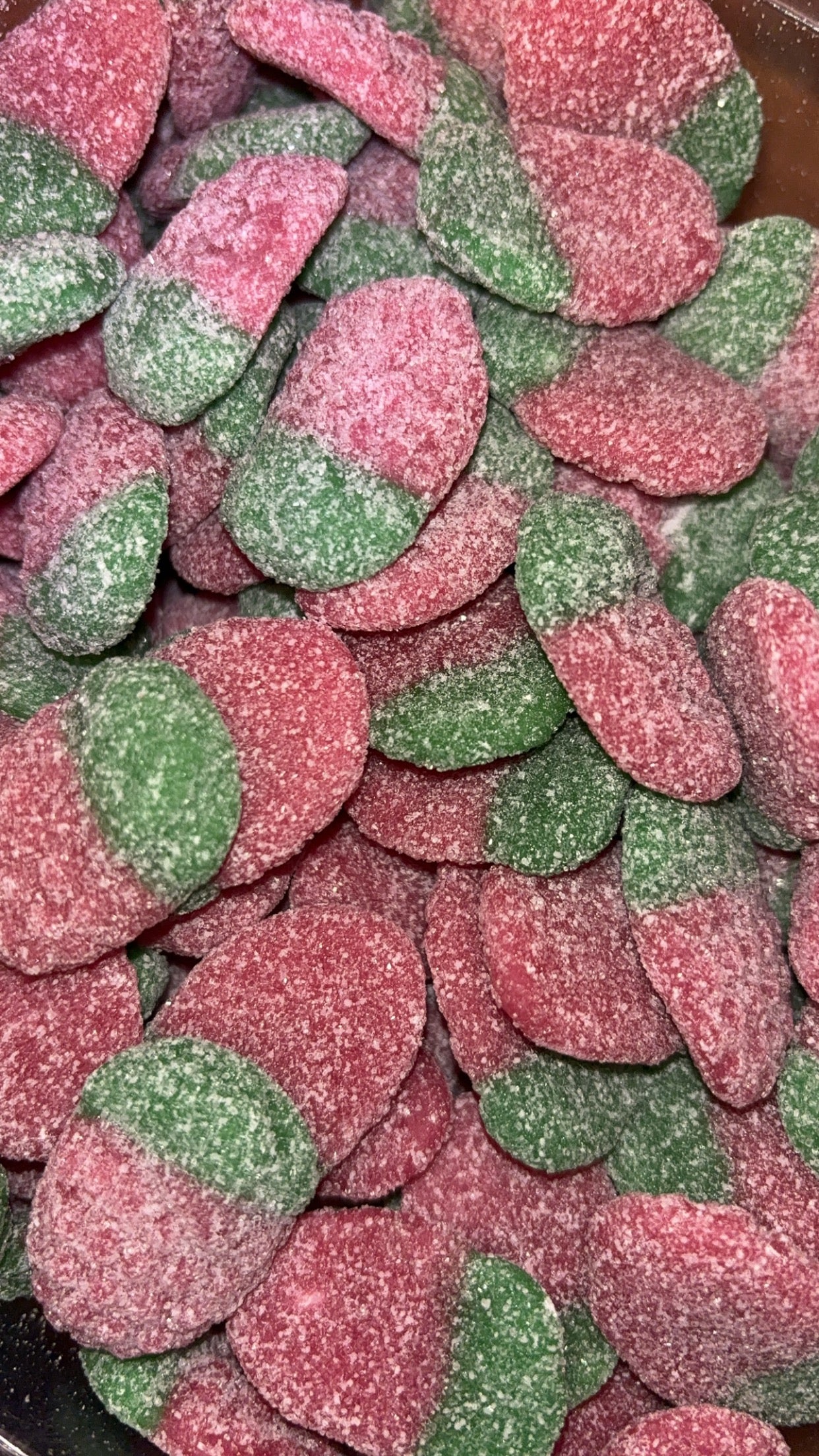 Fizzy strawberry’s 100g