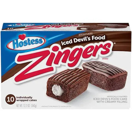 Zingers Chocolate box of 10