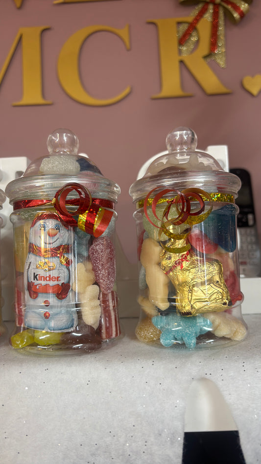 Small chocolate sweet jar