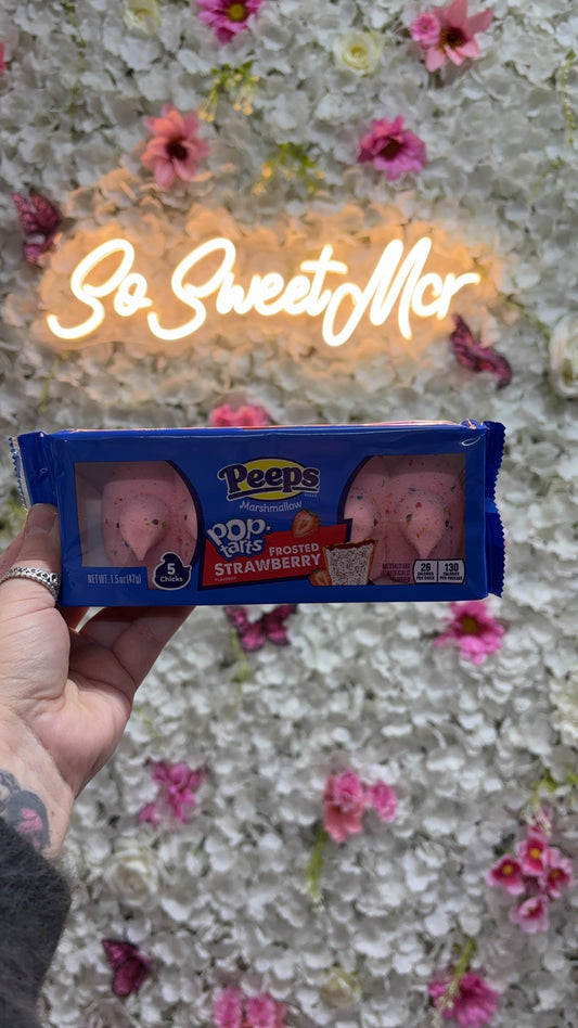 Peeps pop tart frosted strawberry