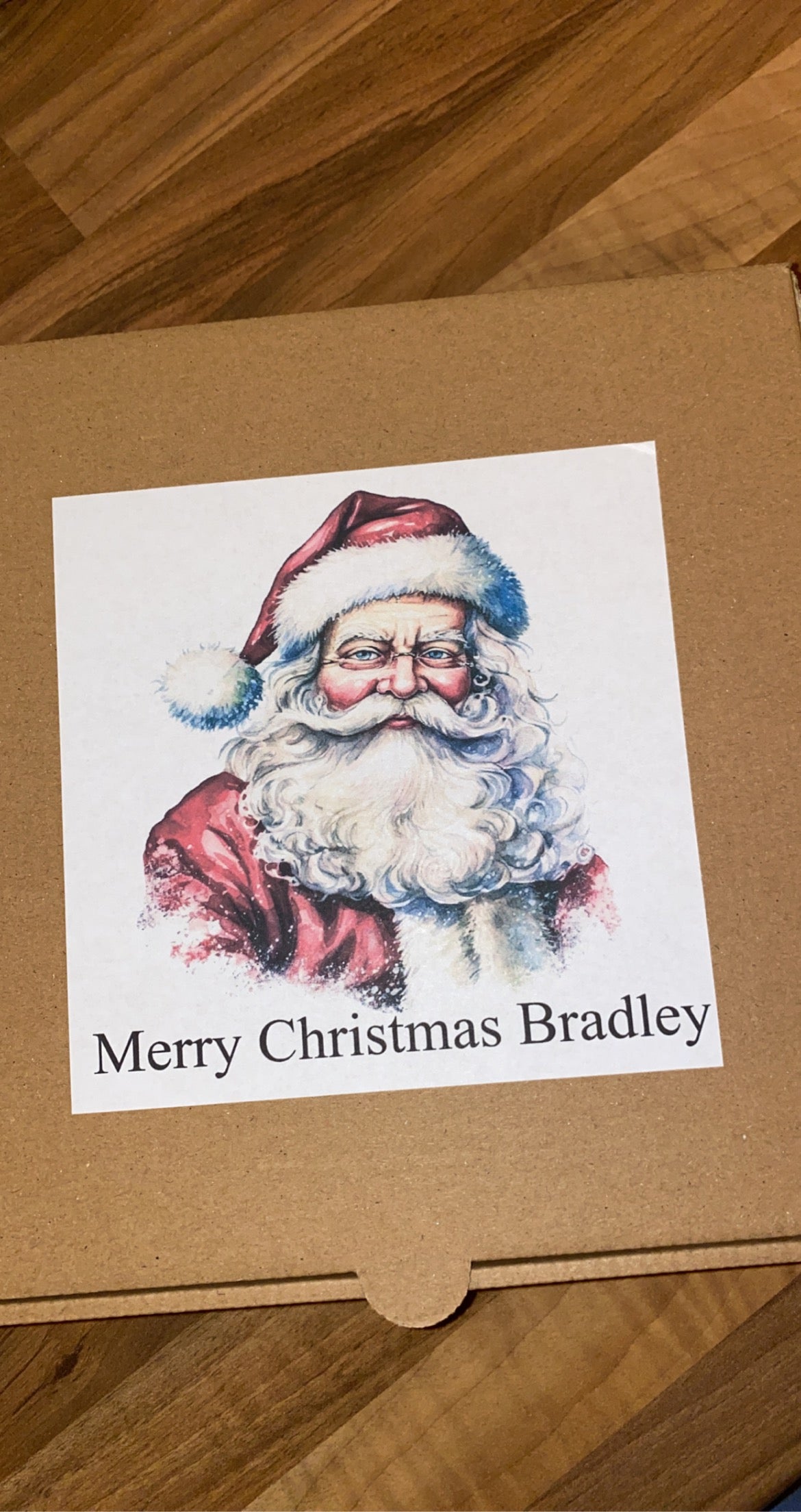 Christmas 1Kg pizza box