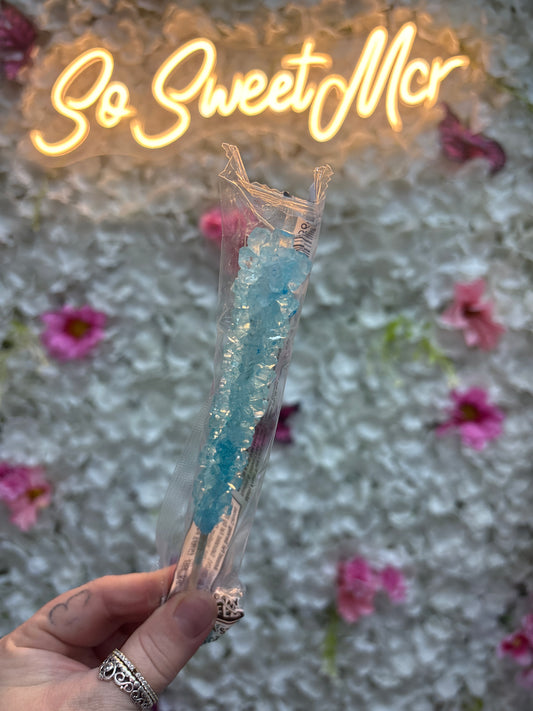 Cotton candy crystal rock candy