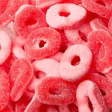 Strawberry rings 100g