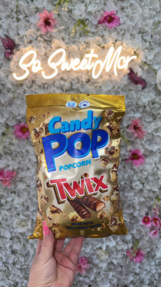Twix candy popcorn
