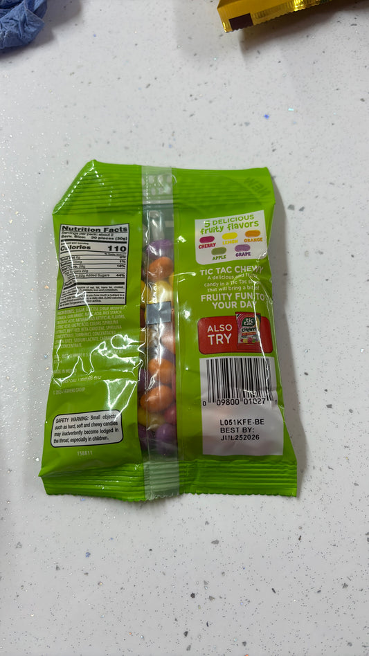 Tic tac chew sour adventure