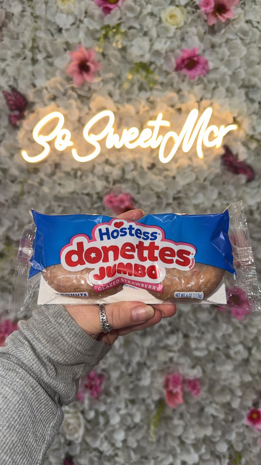 Hostess jumbo donettes strawberry