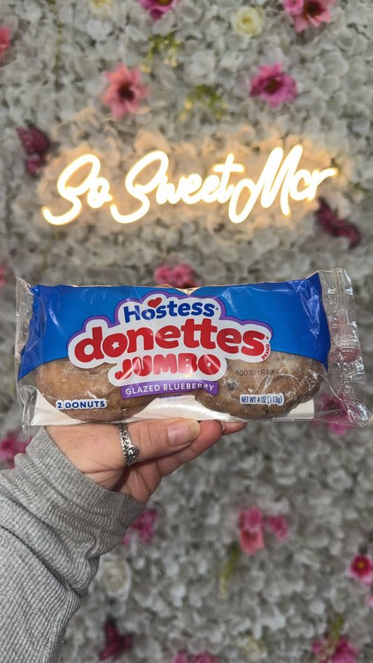 Hostess jumbo donettes blueberry