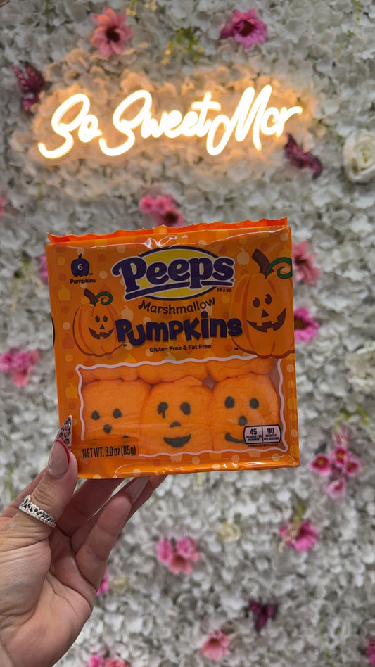 Peeps pumpkins