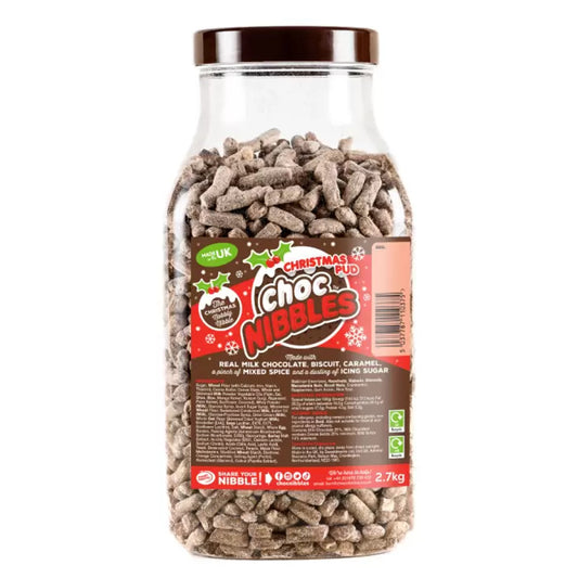 Christmas pud chocolate nibbles 100g