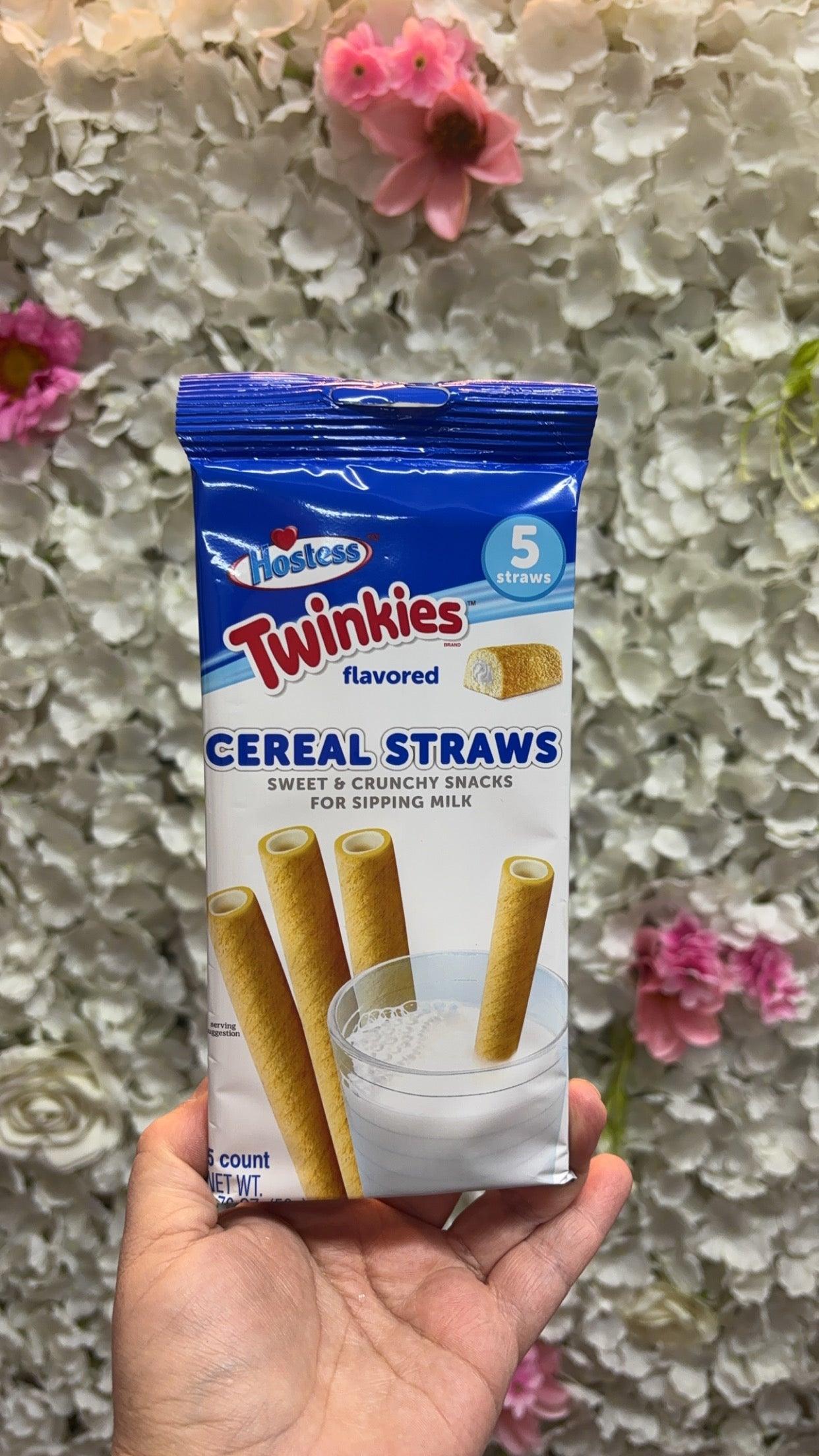 Twinkie cereal straws