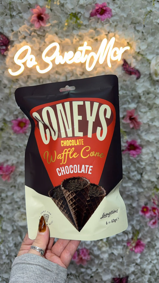 Coneys Chocolate Waffle Cone Chocolate Flavour 63g
