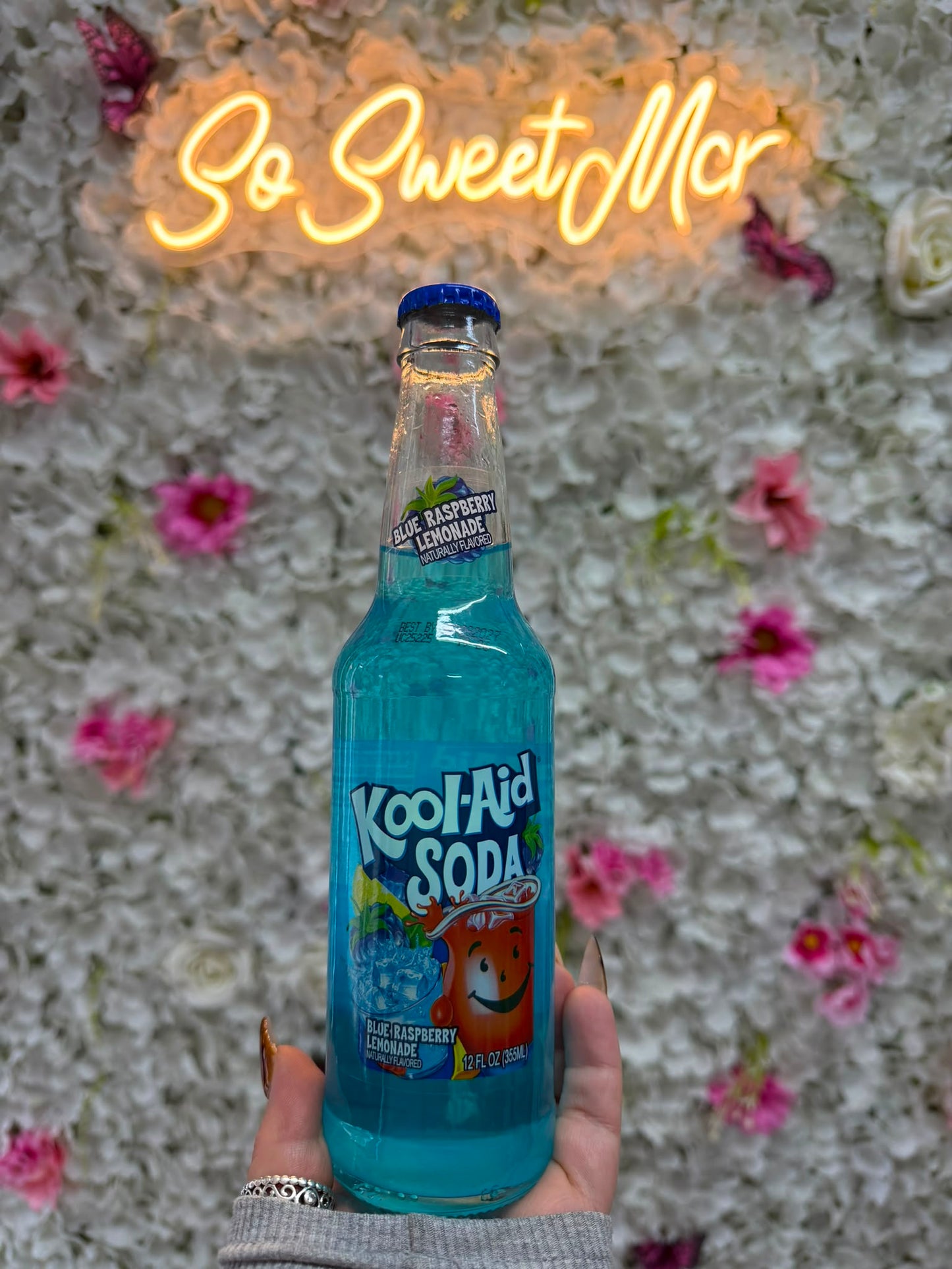 Kool-Aid - Blue Raspberry Lemonade Soda - 355ml Glass Bottle